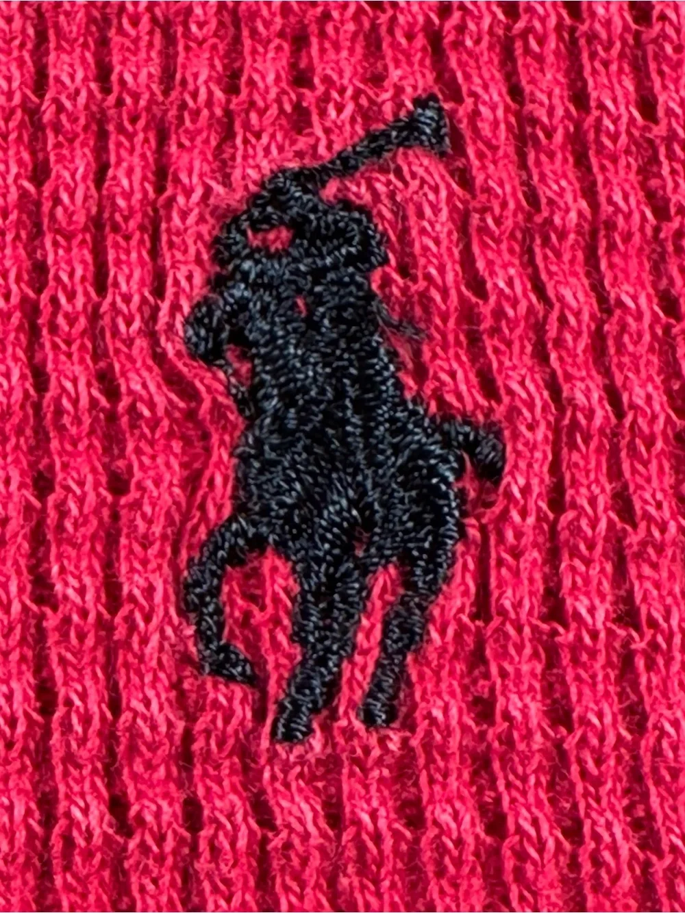 Polo Ralph Lauren Sleepwear Long Sleeve Waffle Knit Thermal Shirt Red Mens Size